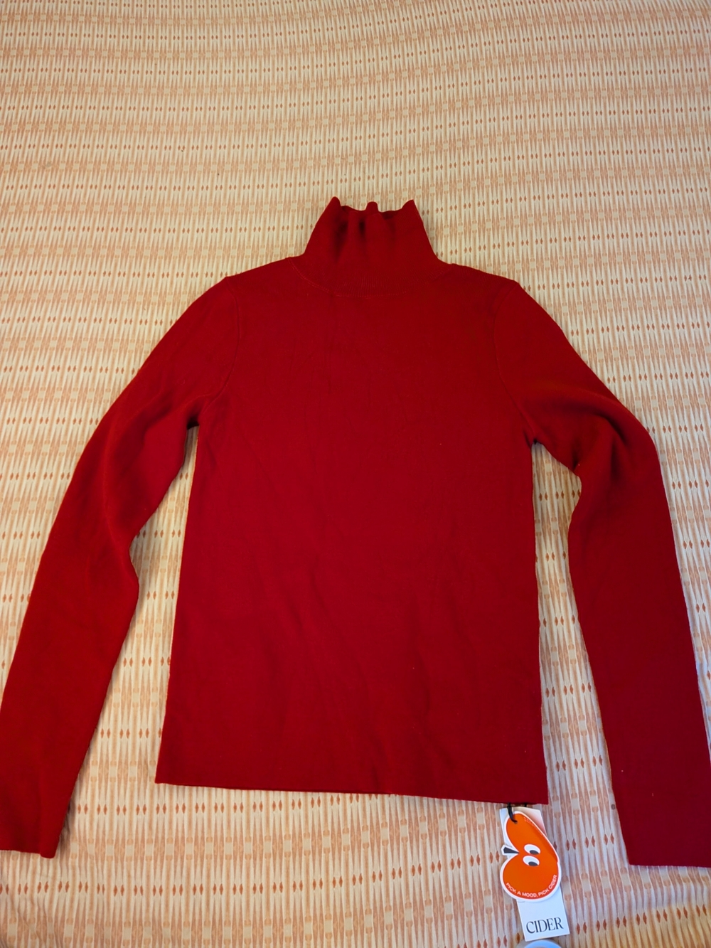 Cider Women’s Red Turtleneck Sweater - M - NWT